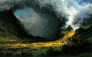 Albert Bierstadt Storm in the Mountains china oil painting artist